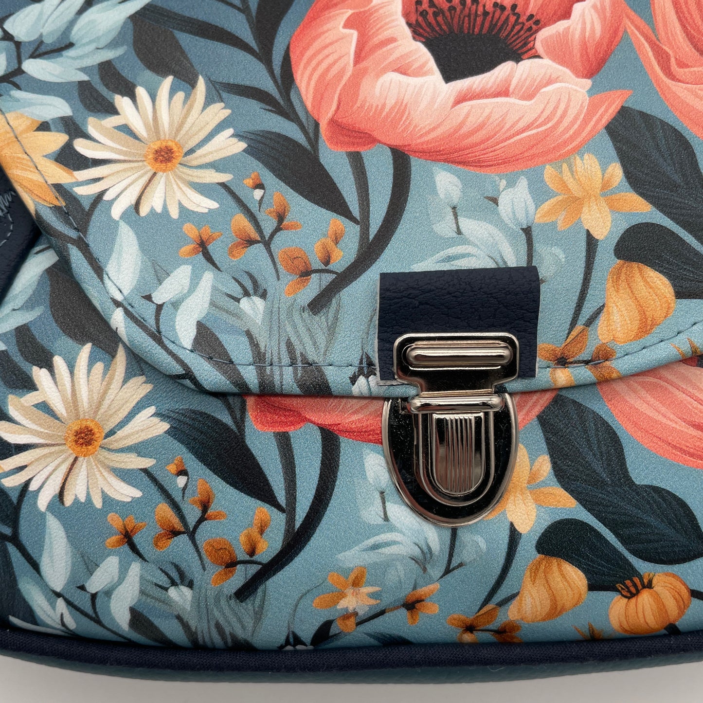Sac bandoulière Zamara simili fleuri